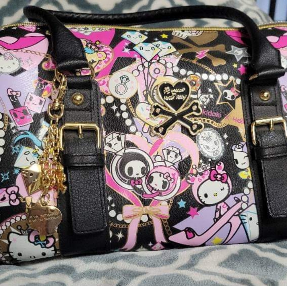 Tokidoki Hello Kitty black diamonds rare large bag